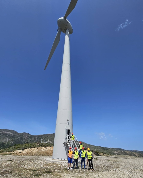 EDUCATIONAL VISIT IN OUR WIND FARM IN CRETE